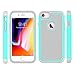 OEAGO iPhone 8 Case, iPhone 7 Case Cover [Drop Protection] [Shock Proof] Hybrid Dual Layer Rubber Plastic Impact Defender Rugged Slim Hard Case Cover Shell for Apple iPhone 8 / iPhone 7 - Mint