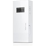 TP-Link M5360 Mobiler MIFI WLAN-Router mit Power Bank (WiFi Hotspot, 5200mAh interne Akku, SIM-Kartensteckplatz, OLED-Display, microSD-Kartenslot, HSPA+, 3G)