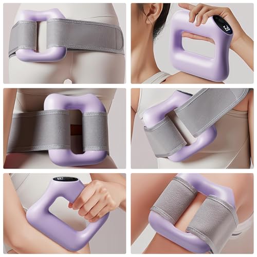 Multifunctional Full-Body Fascia Ring, Electric Fascia Massager Ergonomic Deep Tissue Massage Device, Portable Electric Full-Body Fascia Ring for Abdomen Back Legs