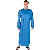 Fun Express Adult Blue Wiseman Robe for Christmas - King Costume for Men Biblical Nativity Play | Three Kings Wise Man Costume Adult Church Pageant | Premium Polyester Construction Fits 44" Chest