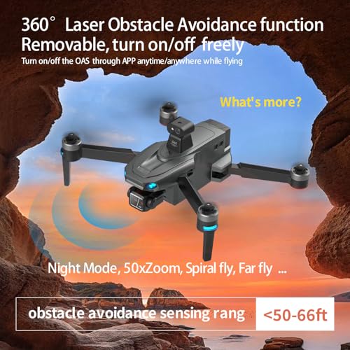 NewUpgraded Tablet Remote Professional Drones with Camera for Adults 4K HD, 360 Obstacle Avoidance, 3 Axis Gimbal, Payload Release, High Wind Resistance, Up to 5 Miles Range, 84 Minutes Long Batteries, Follow Me