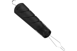 Vive Button Hook with Zipper Pull - Dressing Helper Assist Tool for Arthritis - One Hand Shirt & Coat Buttoning Aid, Disability, Handicapped, Seniors, Elderly - Limited Dexterity, Wide Grip Handle