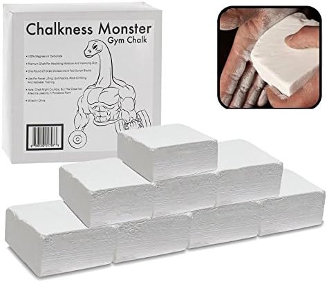 Gym Chalk - Gymnastics, Rock Climbing, Power Lifting, Crossfit No Slip, No Moisture Chalk