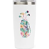 Seymour Butz Golf Gifts for Women - Insulated 20 oz Wine, Coffee Drink Tumbler- Gift for Woman Golfer