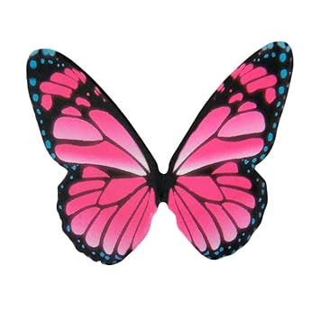 Nuofeng Elegant Cake Topper 50 Pieces Color Butterfly Paper