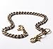 Ruth&Boaz Solid Brass Square Chain Biker Trucker Keychain Key Jean Wallet Chain (24.8