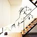 SWORNA Animal Series A Running Pale Horse Vinyl Removable DIY Wall Art Mural Nersery Sticker Decal Decor - Bedroom Sitting Living Room Playroom Office Home Office Kindergarten Classroom 18