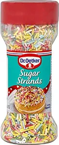 Dr. Oetker - Edible Decorations - Sprinkles - Sugar Strands - 55g (Case of 6)