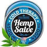 Sciatica Pain Relief Cream Salve - Provides Freeze Pain Relief - 4500 mg Hemp Cream - Made in USA - with Arnica and Menthol - Nerve Pain Relief for Back Pain, Neck Pain, Knee Pain, Foot Pain