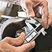 Digital Caliper 6 Inch Measuring Tool, Polishing Finish Stainless Steel Precision Electronic Vernier Caliper with Large Readout LCD, Inch/MM/Fractions, 0.0005