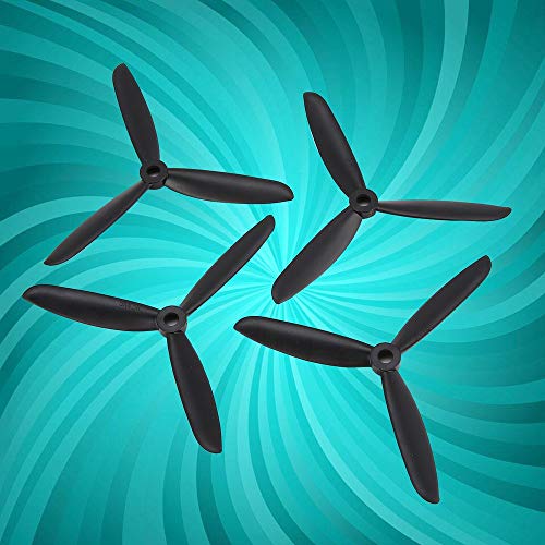 Fashionlook 4 Pairs Cw/CCW 6045 Propeller Props Blade for Rc Racing Drone Quadcopter Aircraft UAV Spare Parts Accessories Component