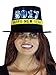 Black Happy New Years 2017 LED Light Up Top Hat