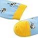 HAPPYPOP Funny Socks for Women Girls Bee Socks, Bee Gifts for Women Bumble Bee Gifts, Yellow Socks Cute Socks Insect Socks