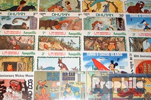 Prophila Collection Motives 50 various Comics stamps (Stamps for collectors) comics