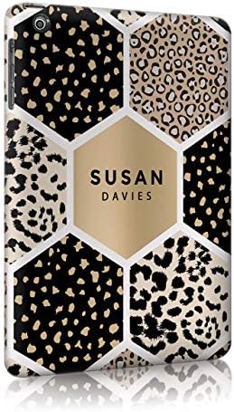 Personalised iPad 2/3/4 Tirita Case Hard Cover PRINTED GLITTER, NO REAL GLITTER Animal Print Snake Rose Gold Leopard Skin Custom Initials Name