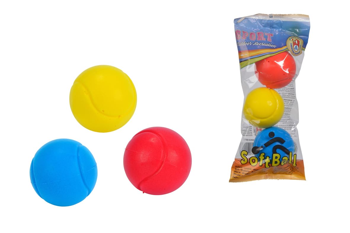 Soft Tennis Balls In Bag (set of 3)