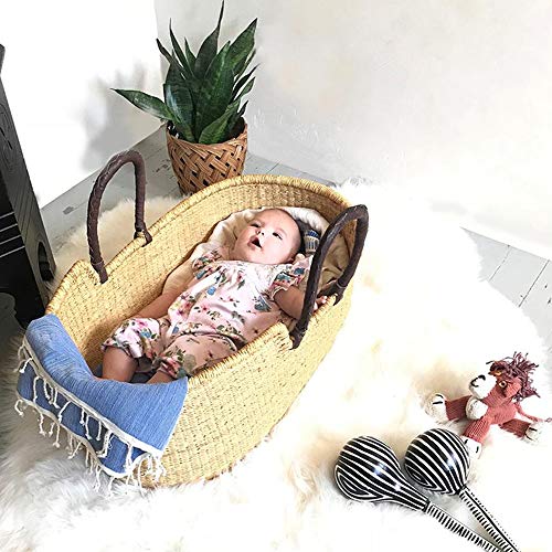 The Go-Anywhere Natural Moses Basket Bassinet