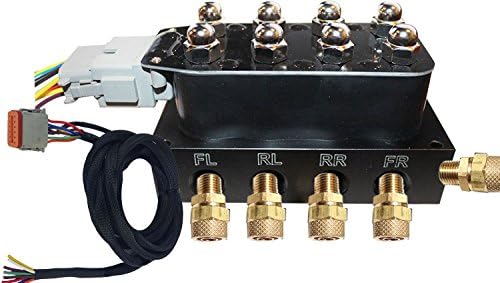 AccuAir VU4 Solenoid Valve Manifold Air Ride Bag Suspension