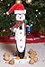 Clever Creations Black Penguin 15 Inch Traditional Wooden Nutcracker, Festive Christmas Décor for Shelves and Tables