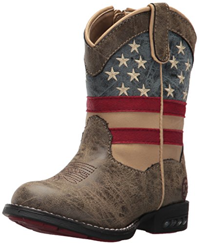Roper Boys' Patriot, Brown, 6 M US Toddler