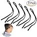 NUOLUX Sports Eyeglasses Holder Strap,Neck Cord String Eyewear Retainer Strap,5pcs