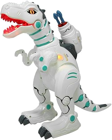 Amazon 電動恐竜ロボット 恐竜 おもちゃ リモートコントロール 多機能 シューティング スプレー 歩く 英語 数学 音楽 プログラミング 発光 知育 玩具 子供 キッズ 誕生日 プレゼント 贈り物 ギフト バッテリー付き 電動ロボット おもちゃ