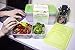 Meal Prep Containers 6-Pack 2-Compartment Bento Lunch Box Food Storage Containers with Lids – 6 Bonus Forks - Reusable BPA Free, Portion Controlled Divided - Microwave, Freezer, Dishwasher Safe