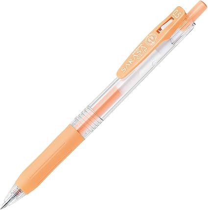 Amazon ゼブラ ジェルボールペン サラサクリップ 0 5 ミルクオレンジ 10本 Bjj15mkor 文房具 オフィス用品 文房具 オフィス用品