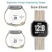 Welltin Bands Compatible with Fitbit Versa/Fitbit Versa 27/Fitbit Versa Lite for Women Men, Breathable Woven Fabric Strap, Quick Release, Adjustable Replacement Wristband for Fitbit Versa Smart Watch