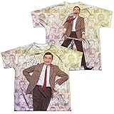 Youth: Mr Bean- Bean Lean (Front/Back) Kids T-Shirt Size YM