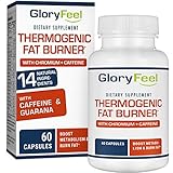 Gloryfeel Thermogenic Fat Burner - Weight Loss Supplement, Appetite Suppressant, Energy Booster - Weight Loss Pills, Weight Loss for Women & Men - 60 Capsules