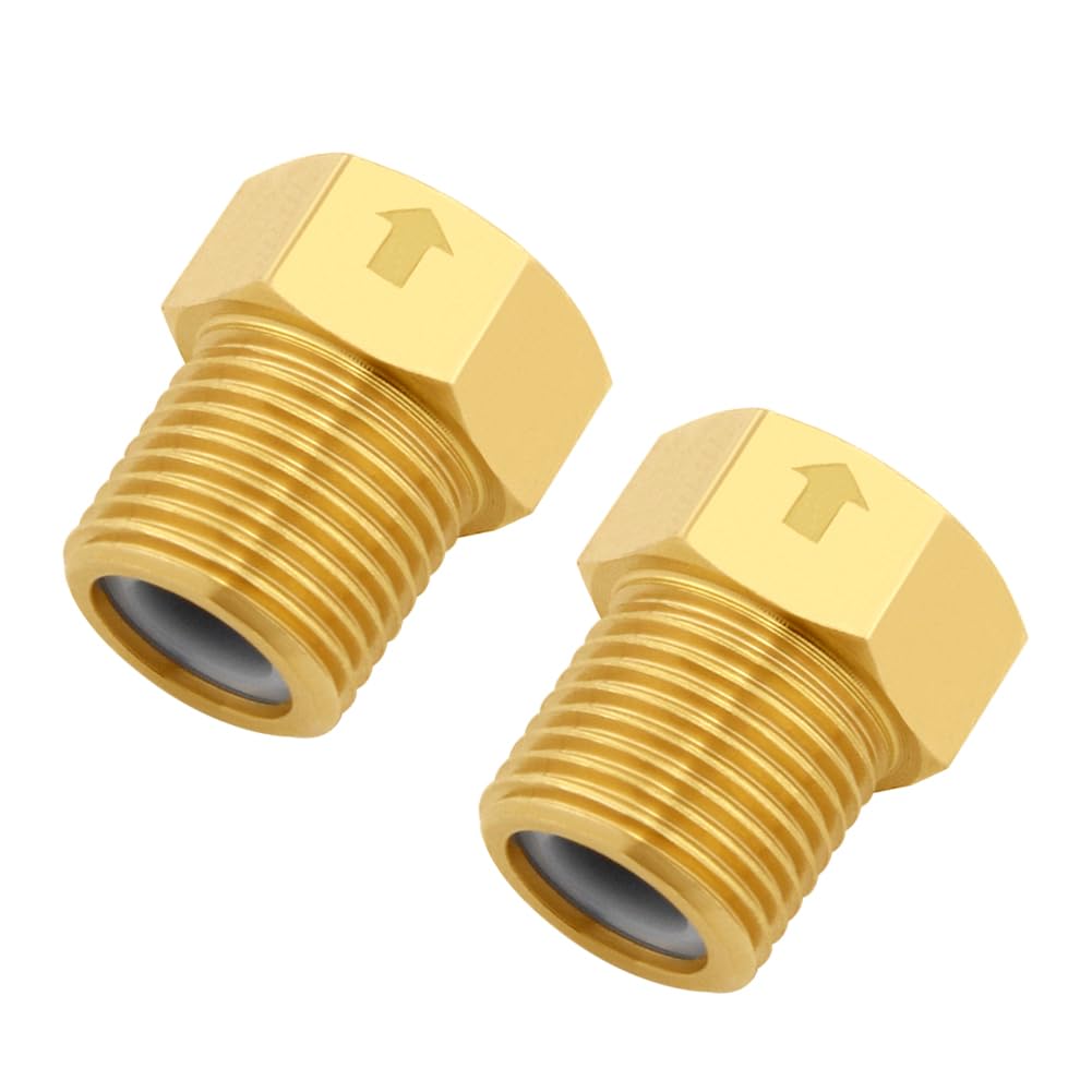 Hooshing 1/2" Brass Check Valve Male to Female One