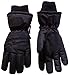 N'Ice Caps Kids Bulky Thinsulate and Waterproof Winter Ski Glove With Ridges (4-5yrs, Black)