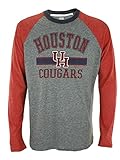 Houston Cougars NCAA Men's Cover 2 Long Sleeve Raglan Shirt - Gray