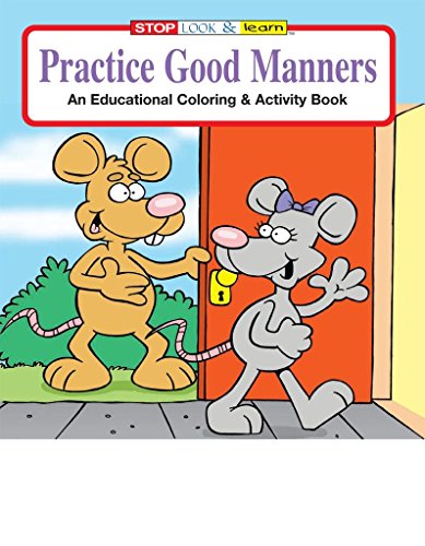 Practice Good Manners Kid's Coloring & Activity Book in Bulk (25-pack)