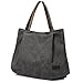 Hiigoo Women's Casual Handbag Big Shoppingbags Bucket Canvas Shoulder Bags