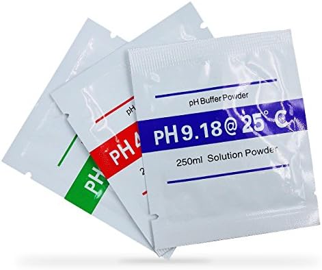 Newdy 12-pack pH Meter Buffer Solution Powder Set For Precise and Easy PH Calibration,Packet of 4.00, 6.86 and 9.18 PH Buffer Powder