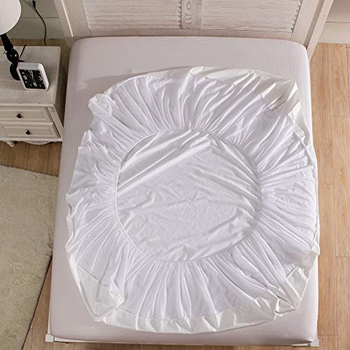 image for M-bestl Twin Waterproof Mattress Protector,Mattress Cover,Noiseless an