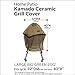 Classic Accessories Hickory Water-Resistant 22 Inch Kamado Ceramic BBQ Grill Cover