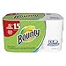 Bounty Paper Towels, White, 6 Huge Rolls