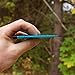 Flowfold Recycled Sailcloth Minimalist Slim Front Pocket Card Holder Wallet - Light Weight - Made in The USA - Cyan