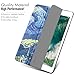 MoKo Case Fit 2018/2017 iPad 9.7 6th/5th Generation - Slim Lightweight Smart Shell Stand Cover with Translucent Frosted Back Protector Fit iPad 9.7 Inch 2018/2017, Starry Night(Auto Wake/Sleep)