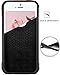 iPhone SE Case, iPhone 5S Case, BENTOBEN iPhone 5 Case 2 In 1 Glitter Bling Hybrid Hard PC Cover Coat Shiny Faux Leather Shockproof TPU Bumper Protective Phone Case for Girls iPhone 5S/SE/5, Rose Gold