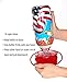 Hummer's Galore Hummingbird Feeders - Glass Feeder with UV Resistant Plastic Wrap for Outdoors Hanging for Outdoors Hanging, 32 OZ, All American Flag Design