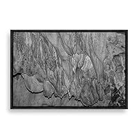 Framed Canvas Wall Art Rock and Corridor Canvas Prints Home Artwork Decoration for Living Room,Bedroom - 16x24 inches