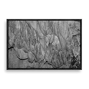 Framed Canvas Wall Art Rock and Corridor Canvas Prints Home Artwork Decoration for Living Room,Bedroom - 16x24 inches