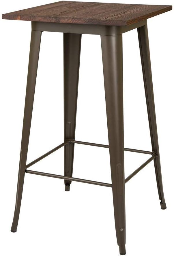 Best square wood bar table