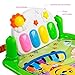 Tapiona Baby Gym Piano - Kick and Play Mat, Activity Mat Infant - Newborn Toys Boy and Girl 0-3 Years for Tummy Time, Lay and Play, Sit and Play - Gift Registry Baby Shower - Mirror, 4 Baby Toys