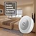 3PCS Motion Sensor Light Battery-Powered LED Night Light Cordless Wall Light Stick-Anywhere Step Light for Hallway, Closet, Stairs, Bedroom, Nursery (White)