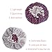 Rose Dots Shower Cap, Double-layer Waterproof Bath Hat for Women